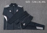 Real Madrid Long Zip Jacket Dark Gray - 图片 2