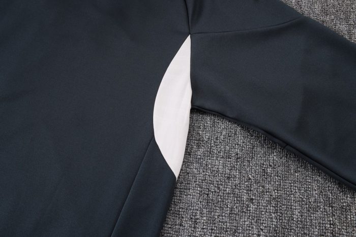 Real Madrid Long Zip Jacket Dark Gray - 图片 5