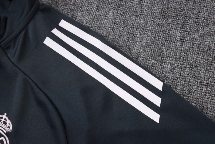 Real Madrid Long Zip Jacket Dark Gray - 图片 6