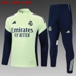 Real Madrid 2024/25 Semi-Zip Jacket Light Green