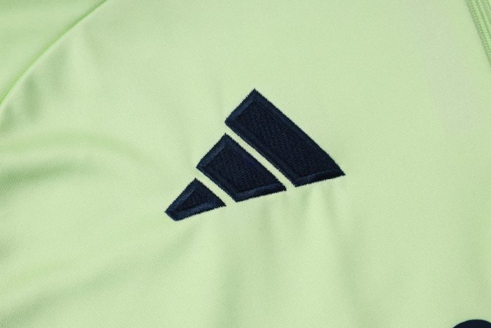 Real Madrid 2024/25 Semi-Zip Jacket Light Green - 图片 6