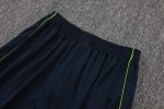Real Madrid White Short Sleeve Training Suit with Green Trim - 图片 3