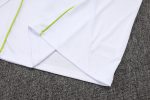 Real Madrid White Vest with Green Trim - 图片 4