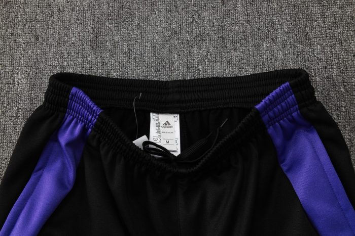 Real Madrid 24-25 Half-Zip Hoodie Black - 图片 4