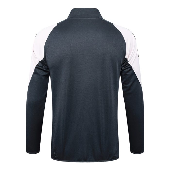 Real Madrid 24-25 Grey Long Zip Jacket - 图片 7