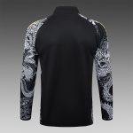 Real Madrid 24/25 Black (Ink Dragon) Long Zipper Jacket - 图片 3