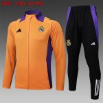 Real Madrid 24/25 Yellow Long Zip Jacket