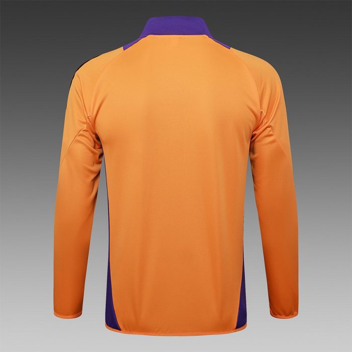 Real Madrid 24/25 Yellow Long Zip Jacket - 图片 8