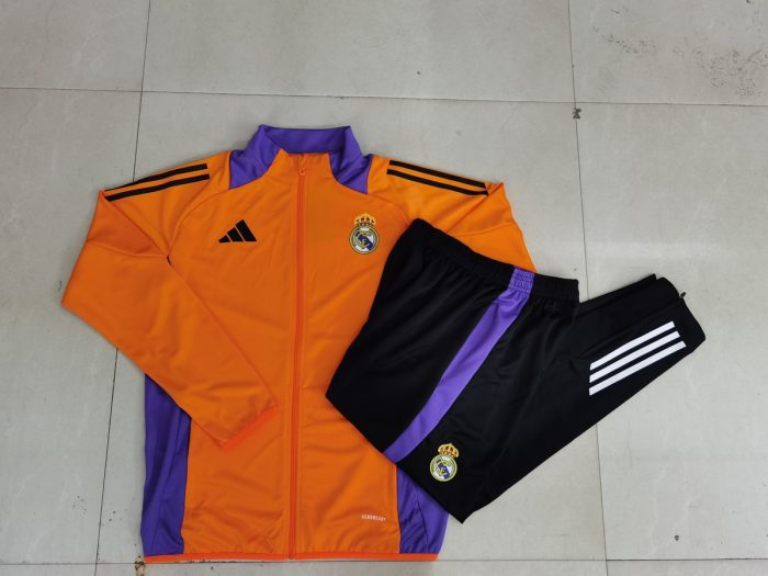 Real Madrid 24/25 Yellow Long Zip Jacket - 图片 9