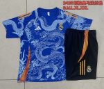 Real Madrid 24-25 Light Blue (Spray Ink Dragon) Short Sleeve Training Suit - 图片 9