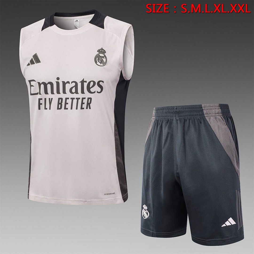 JER-5341_1 Real Madrid 24-25 Vest Light Pink - 图片 1