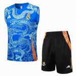 Real Madrid 24/25 Vest Blue Dragon Print - 图片 8
