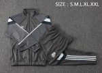 Real Madrid 24/25 Dark Grey Long Zip Jacket - 图片 2