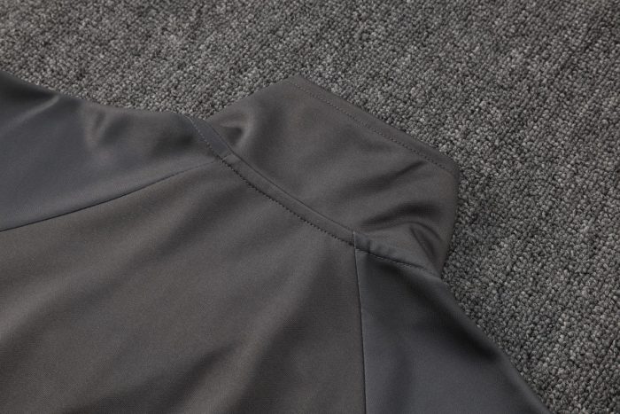 Real Madrid 24/25 Dark Grey Long Zip Jacket - 图片 5