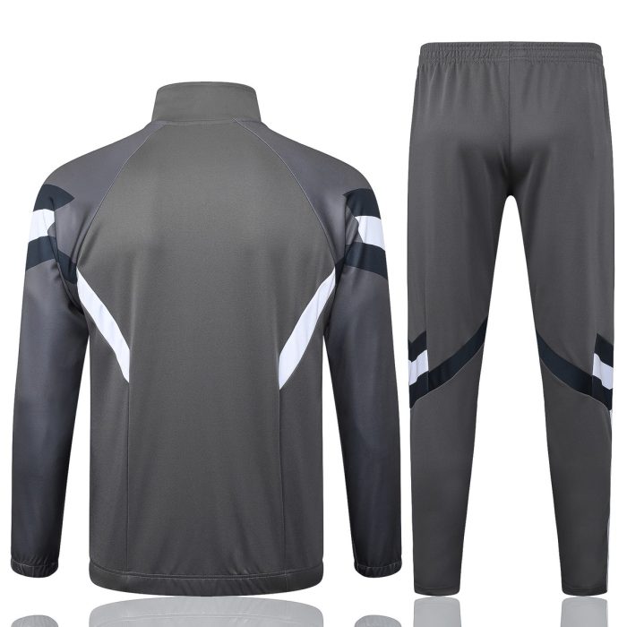 Real Madrid 24/25 Dark Grey Long Zip Jacket - 图片 7
