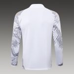 Real Madrid 24-25 White (Spray Ink Dragon) Half-Zip Jacket - 图片 3