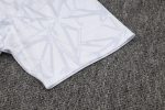 Real Madrid 24-25 White Splatter Short Sleeve Training Shirt - 图片 4