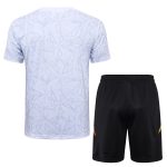 Real Madrid 24-25 White Splatter Short Sleeve Training Shirt - 图片 6