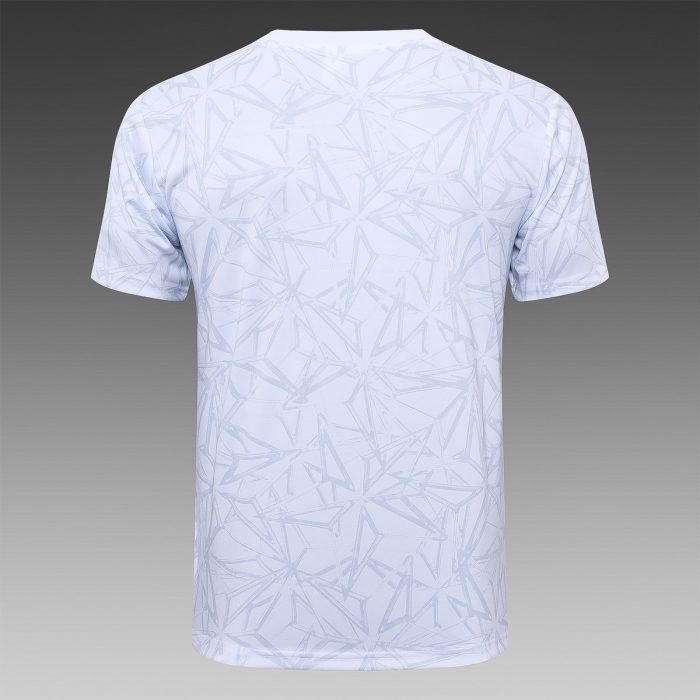 Real Madrid 24-25 White Splatter Short Sleeve Training Shirt - 图片 7