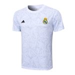 Real Madrid 24-25 White Splatter Short Sleeve Training Shirt - 图片 8