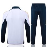 Real Madrid 24-25 White Kids Long Zipper Jacket - 图片 7