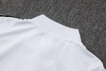 Real Madrid White Long Zipper Jacket - 图片 5