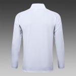 Real Madrid White Long Zipper Jacket - 图片 8