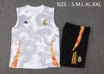 Real Madrid 24/25 White Vest (Spray Ink Dragon) - 图片 2