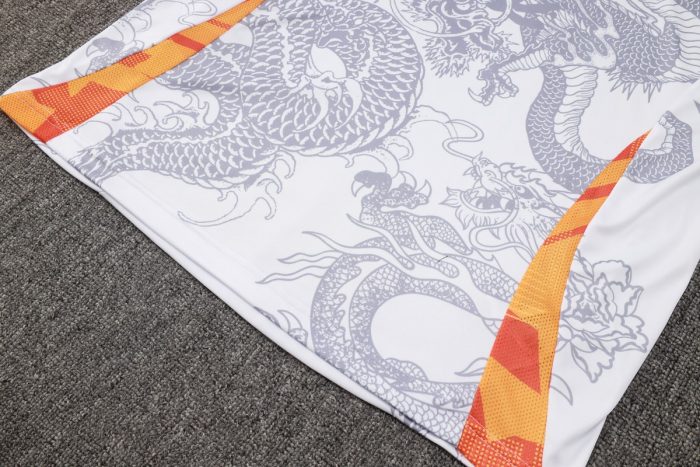 Real Madrid 24/25 White Vest (Spray Ink Dragon) - 图片 5