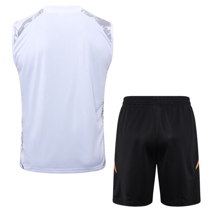 Real Madrid 24/25 White Vest (Spray Ink Dragon) - 图片 7