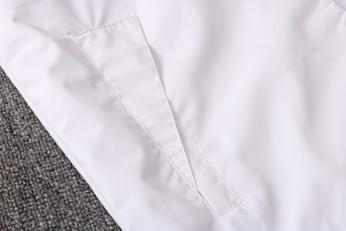 2021 Real Madrid White Windbreaker S-2XL - 图片 4