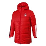 2021 Real Madrid Red Cotton Jacket - 图片 4
