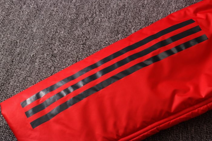 2021 Real Madrid Red Cotton Jacket - 图片 7