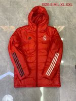 2021 Real Madrid Red Cotton Jacket - 图片 9