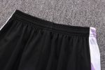 Real Madrid 22-23 Black Splatter Print Short Sleeve Training Suit with 5-Inch Shorts - 图片 3