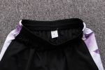 Real Madrid 22-23 Black Splatter Print Short Sleeve Training Suit with 5-Inch Shorts - 图片 7