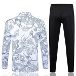 Real Madrid 23-24 Half-Zip Jacket White (Spray Ink Chinese Dragon) - 图片 7