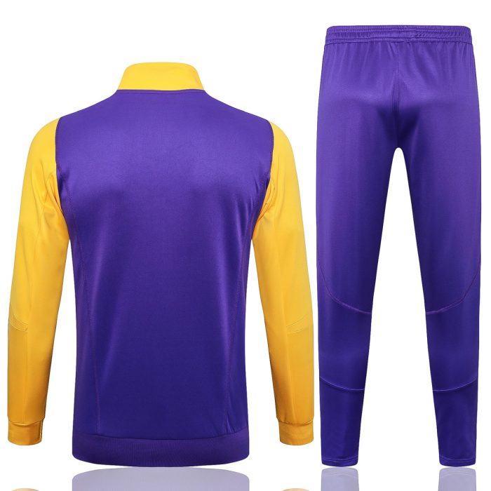 Real Madrid 23-24 Purple Long Zip Jacket - 图片 7
