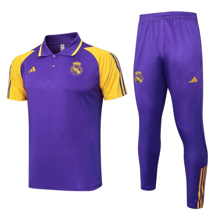 Real Madrid 23-24 Purple Polo - 图片 8