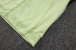 Real Madrid Light Green Long Zipper Jacket - 图片 5
