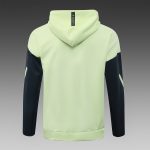 Real Madrid Light Green Long Zipper Jacket - 图片 8
