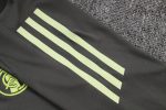 Real Madrid Grey Green Short Sleeve Training Suit - 图片 7