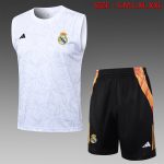 Real Madrid 24/25 White Spray Print Vest