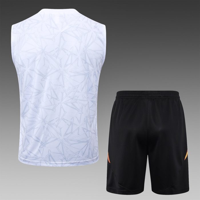 Real Madrid 24/25 White Spray Print Vest - 图片 6