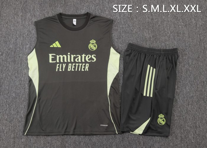 Real Madrid 2526 Vest Grey Green - 图片 2