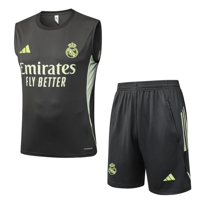 Real Madrid 2526 Vest Grey Green - 图片 8