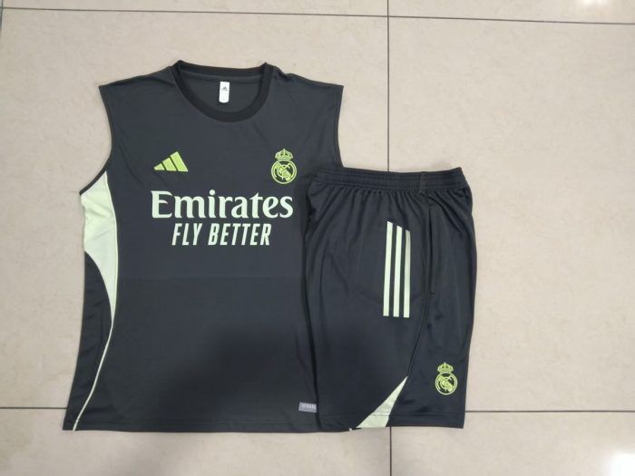 Real Madrid 2526 Vest Grey Green - 图片 9