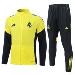 Real Madrid Yellow Long Zipper Jacket - 图片 8