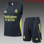 Real Madrid Vest Dark Gray (Yellow Logo)