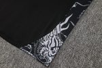 Real Madrid 24-25 Black Dragon Print Short Sleeve Training Set - 图片 3
